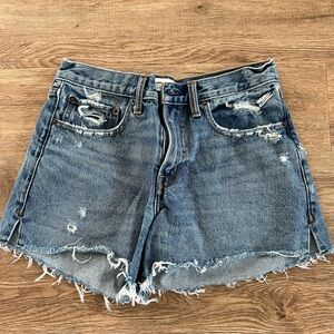 Women’s size 26 Abercrombie & Fitch Distressed Denim Shorts - Blue